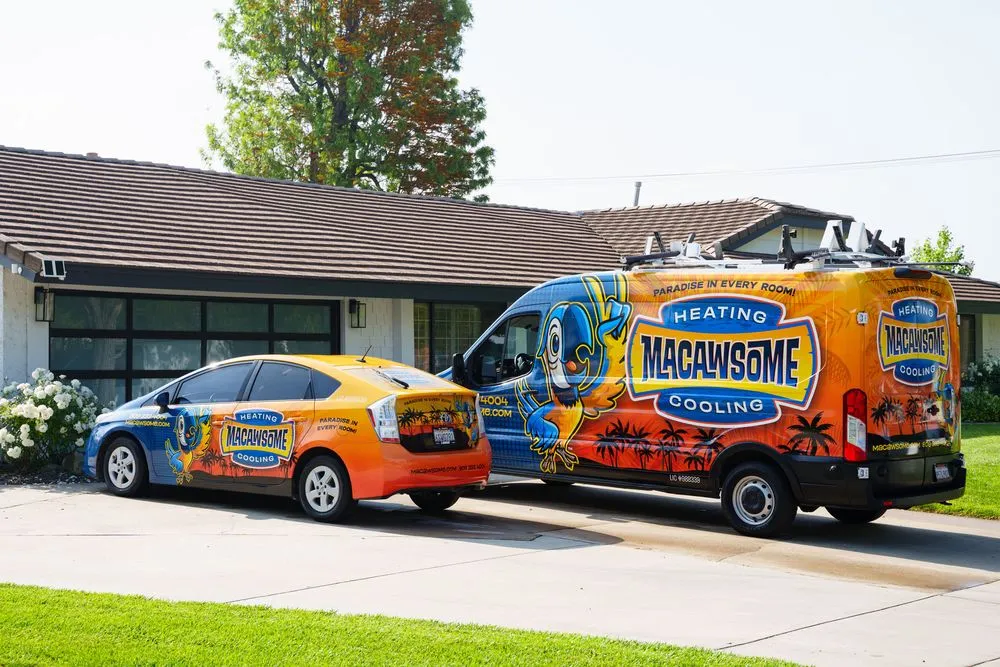 Slide of Macawsome Heating & Cooling