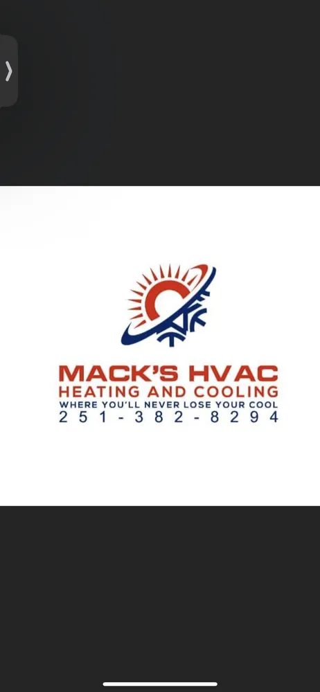 Slide of Mack’s HVAC Heating and Cooling