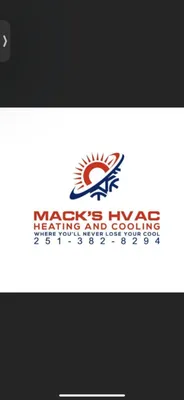 Mack’s HVAC Heating and Cooling Logo