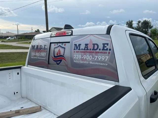 Slide of M.A.D.E. Air Conditioning Services