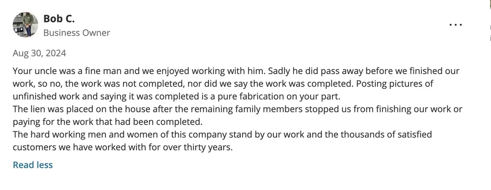 Slide of Madison Ave Construction