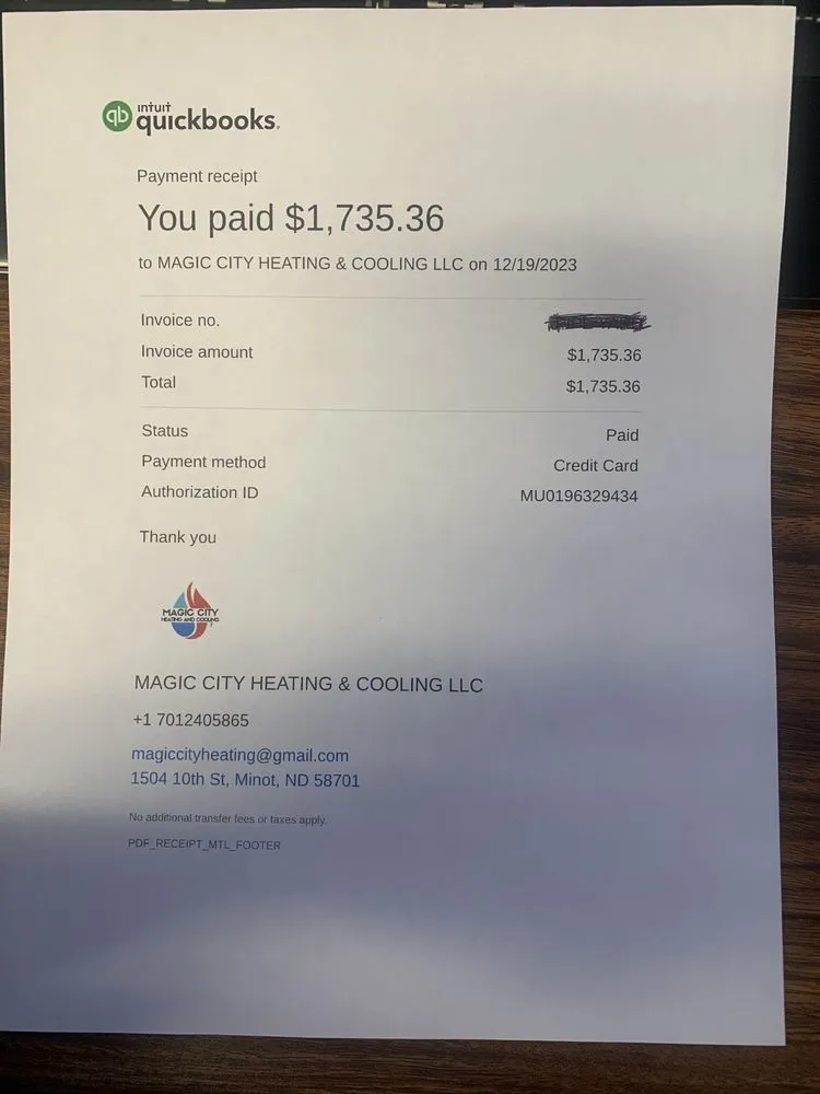 Slide of Magic City Heating & Cooling