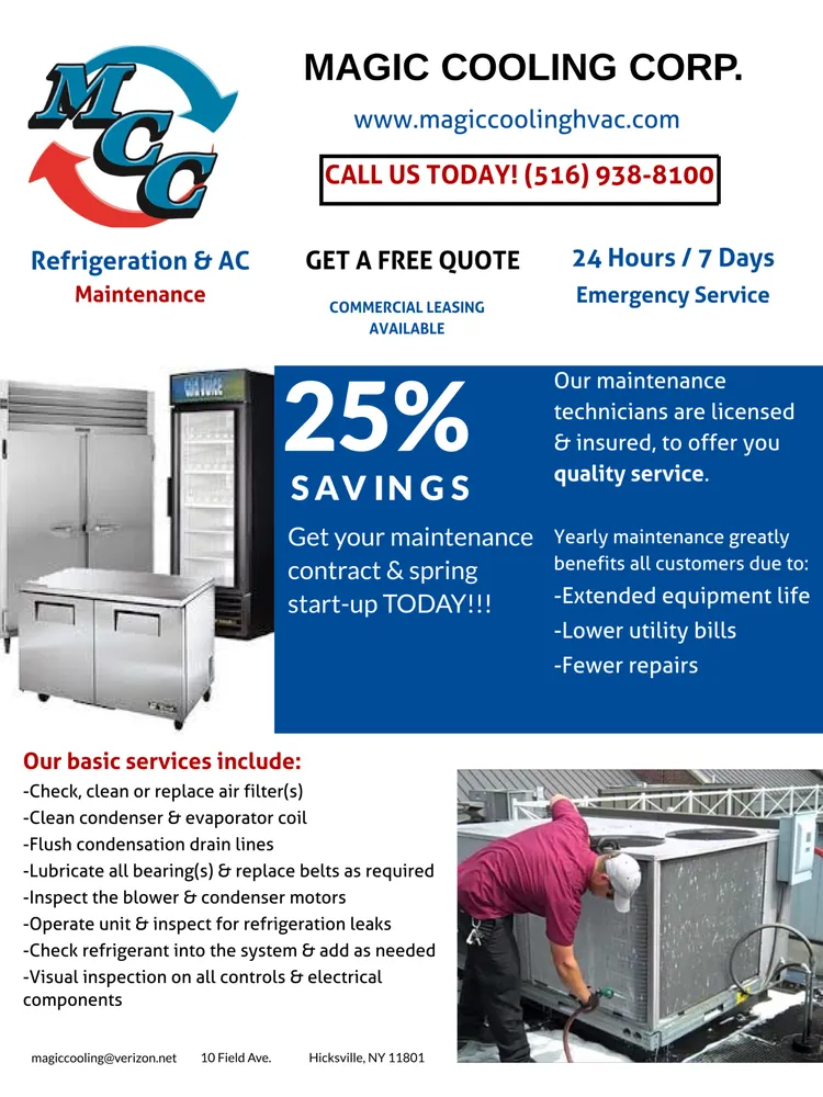 Slide of Magic Cooling Corp