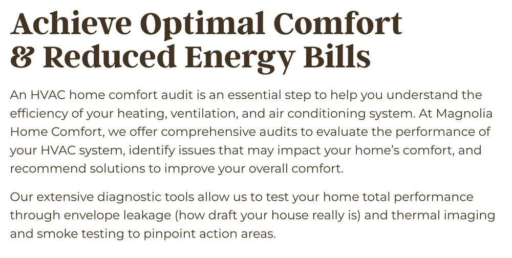 Slide of Magnolia Home Comfort