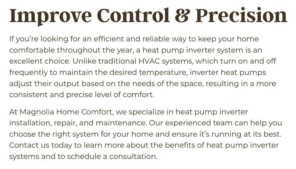 Slide of Magnolia Home Comfort