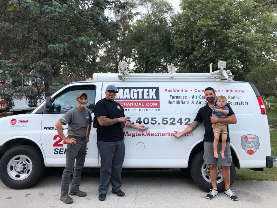 Slide of Magtek Mechanical Heating & Cooling