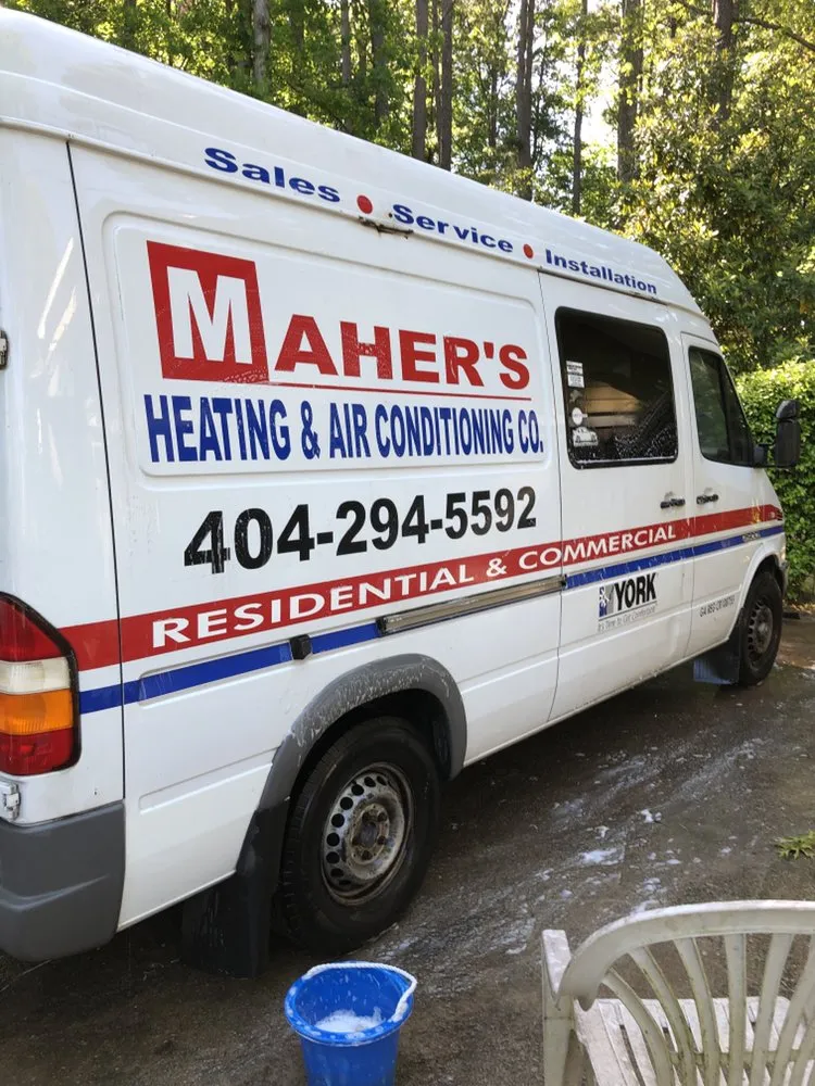 Slide of Maher's Heating & Air Conditioning Company