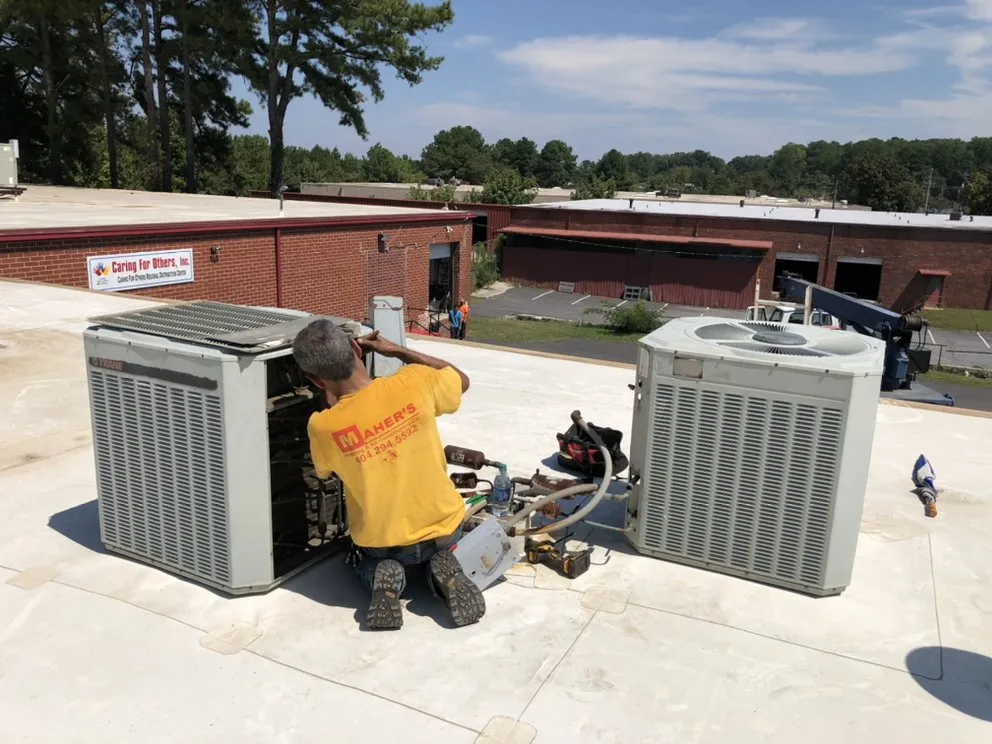 Slide of Maher's Heating & Air Conditioning Company