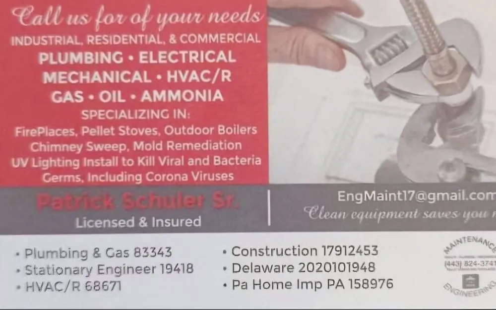 Local heating and cooling service in Conowingo, MD by Maintenance Engineering