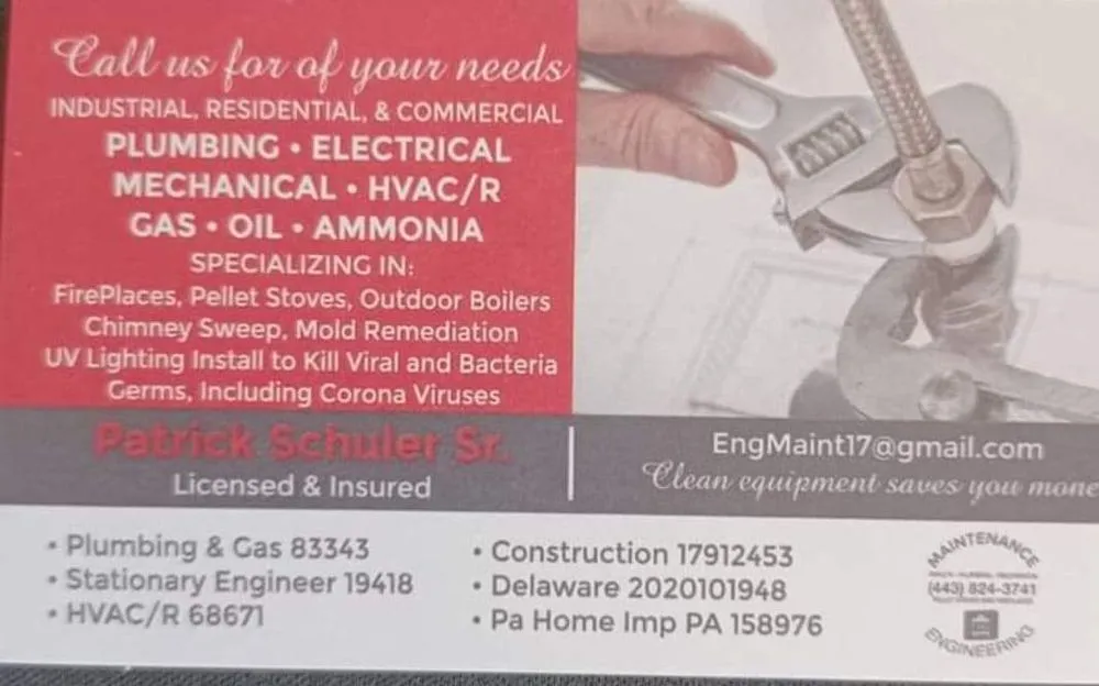 Emergency heating repair in Conowingo, MD by Maintenance Engineering