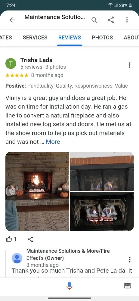 Slide of Maintenance Solutions and More