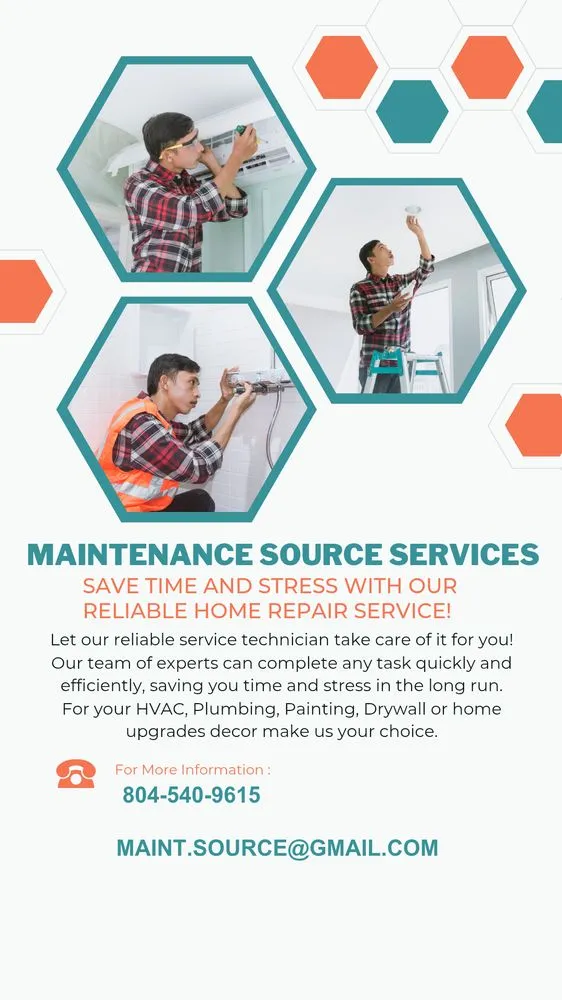 Slide of Maintenance Source Services