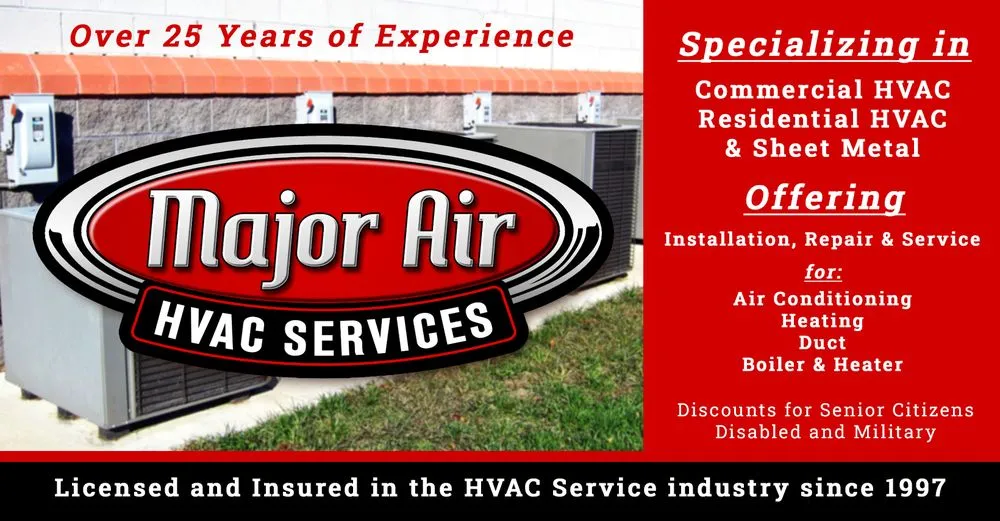 Slide of Major Air Hvac