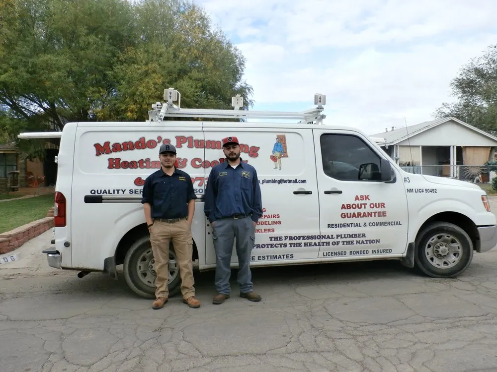 Slide of Mando’s Plumbing, Heating & Cooling