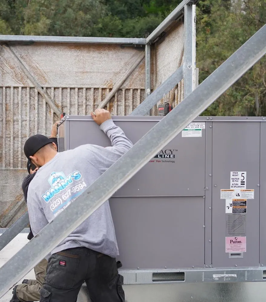 Slide of Manny's Heating & Air Conditioning