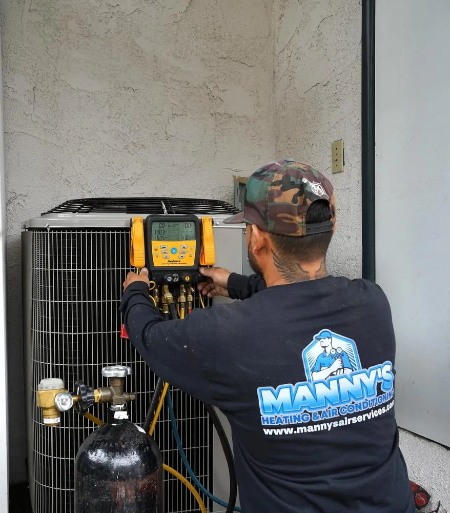 Slide of Manny's Heating & Air Conditioning