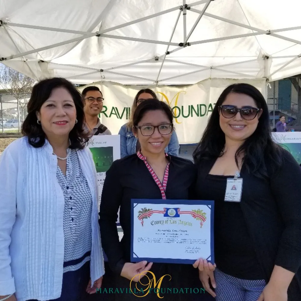 Slide of Maravilla Foundation