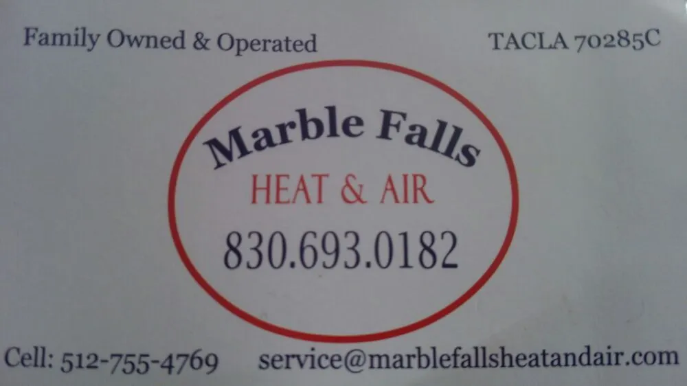 Slide of Marble Falls Heat & Air