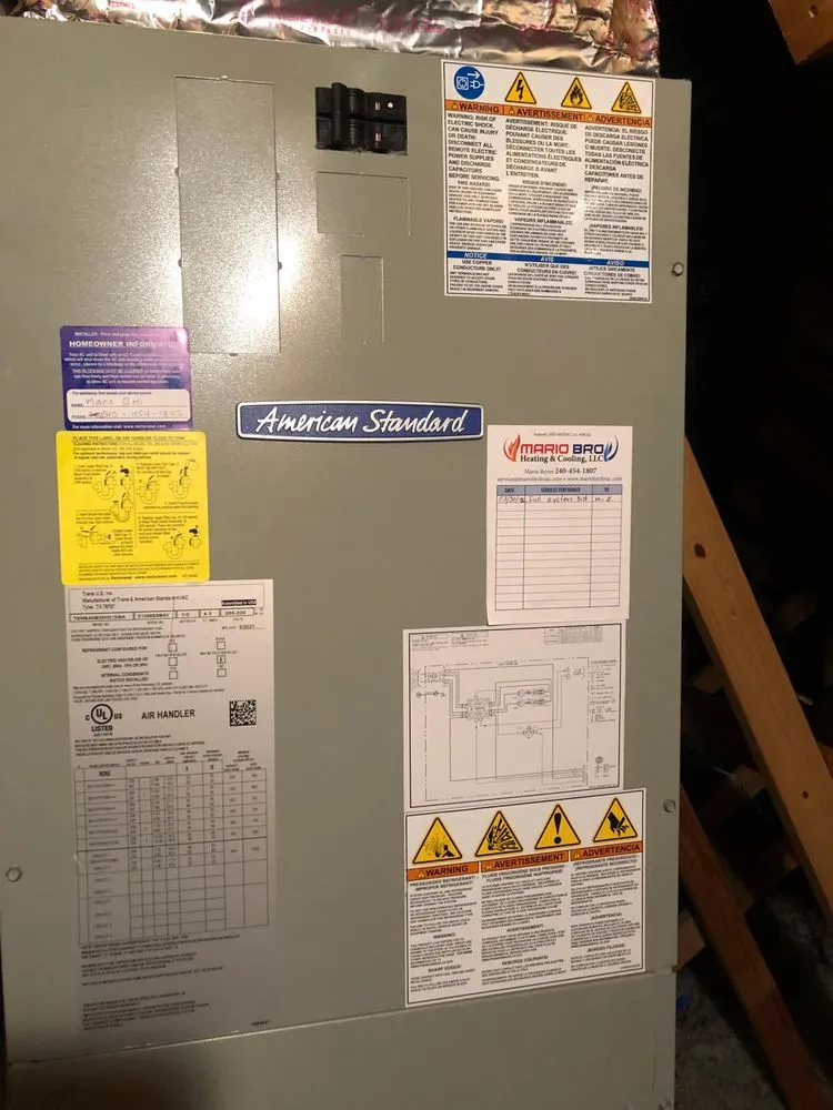 Slide of Mario Bro Heating & Cooling