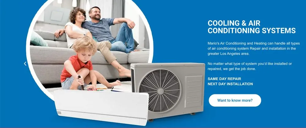 Slide of Mario's Air Conditioning,And Heating