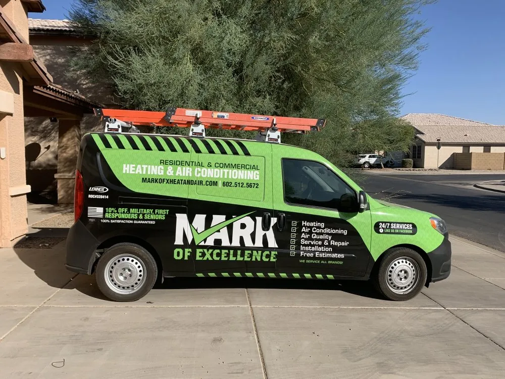 Slide of Mark Of Excellence Heating & Air Conditioning