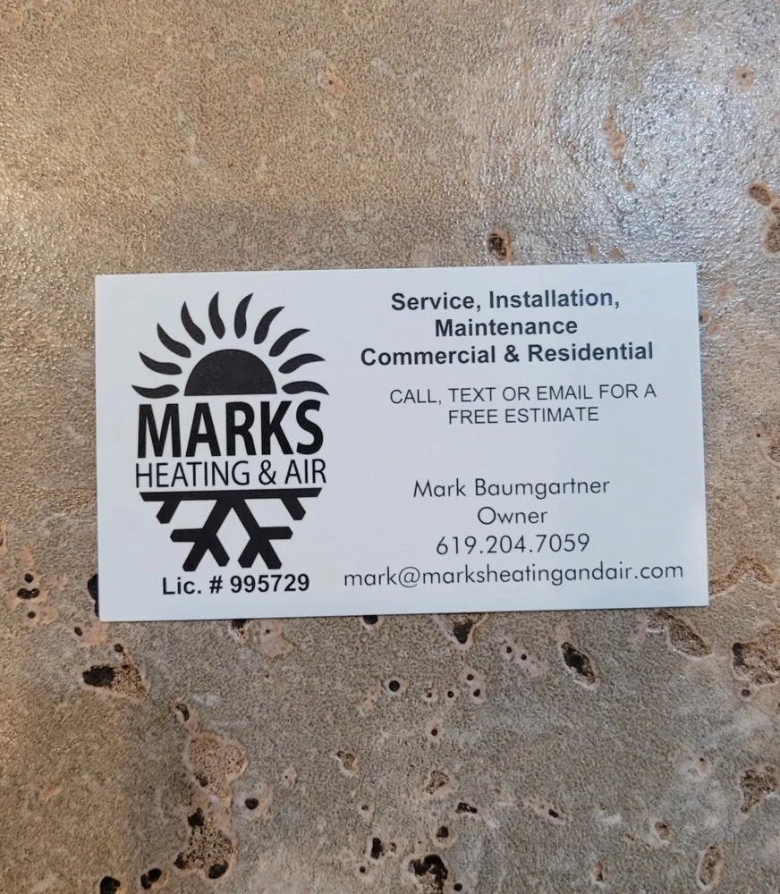 Slide of Mark's Heating And Air