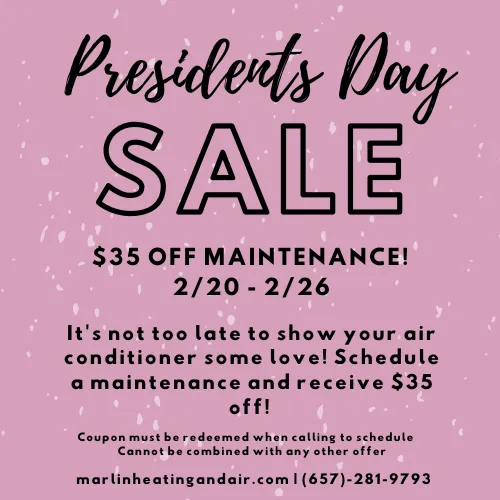 Slide of Marlin Heating and Air