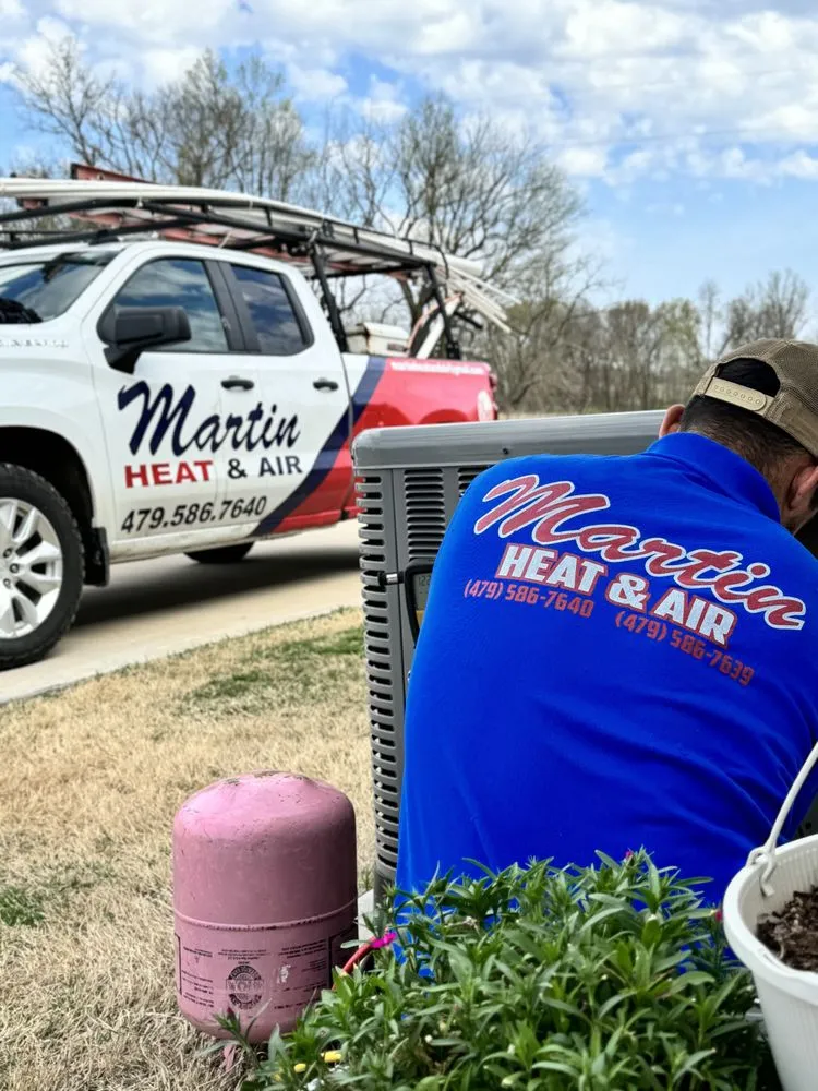 Local heating and cooling service for fast service in Garfield, AR by Martin Heat & Air
