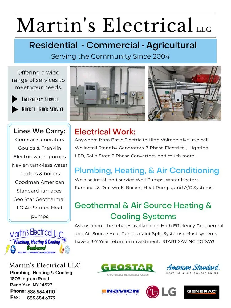 Slide of Martin's Electrical