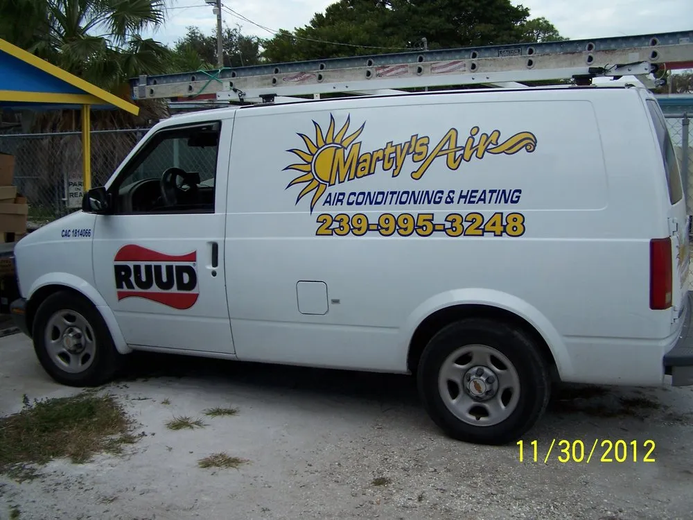 Slide of Marty's Air Conditioning