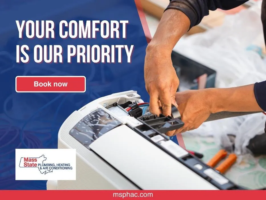 Slide of Mass State Plumbing Heating And AC