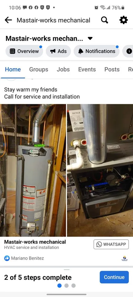 Slide of Mast-Air Works Mechanical