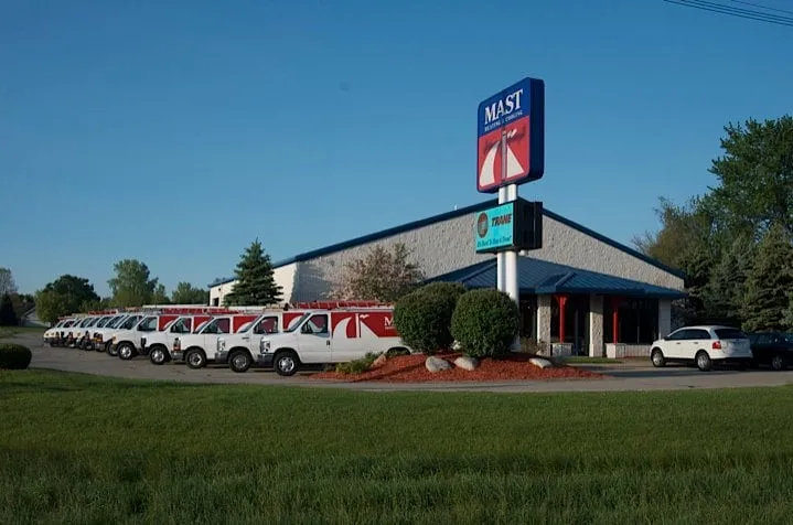 Slide of Mast Heating & Cooling