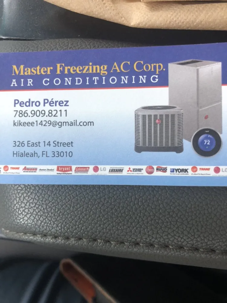 Slide of Master Freezing AC