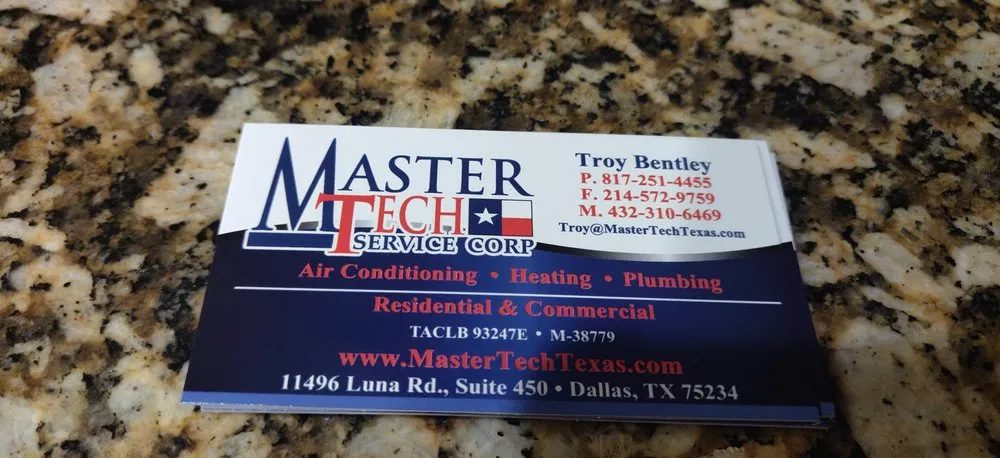 Slide of Master Tech HVAC