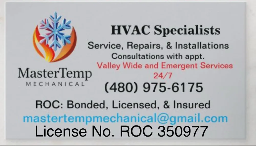 Slide of Master Temp Mechanical