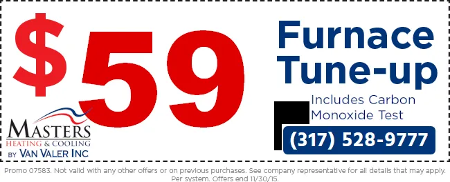 Slide of Masters Heating & Cooling Indianapolis