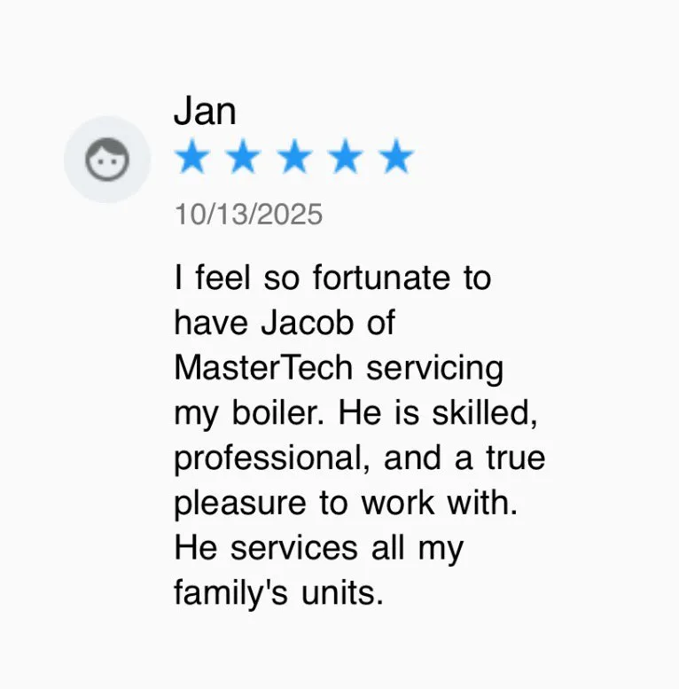 Slide of MasterTech Heating and Air