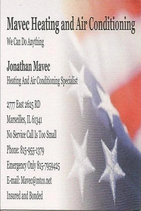Slide of Mavec Heating , A/C & Refrigeration