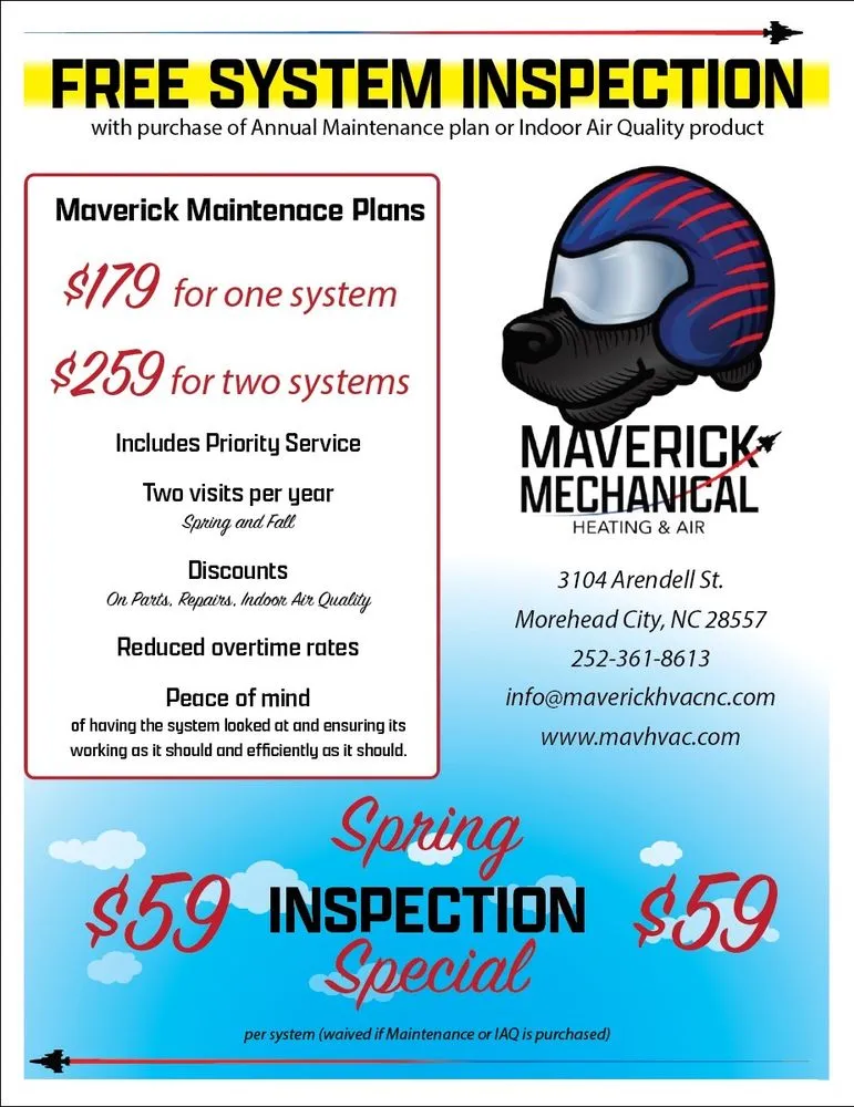 Slide of Maverick Mechanical Heating & Air