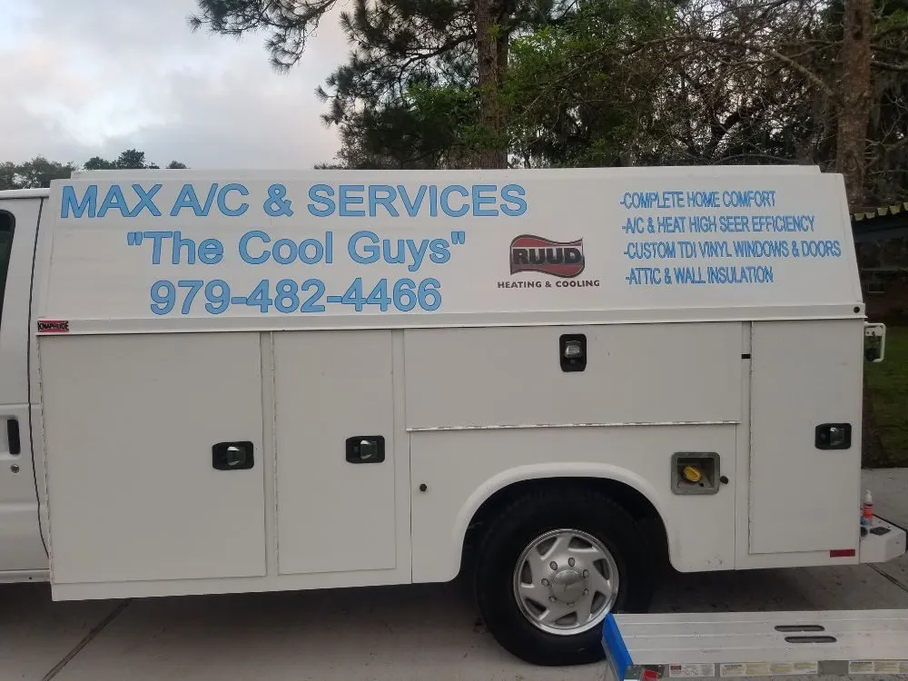 Slide of Max A/C & Services