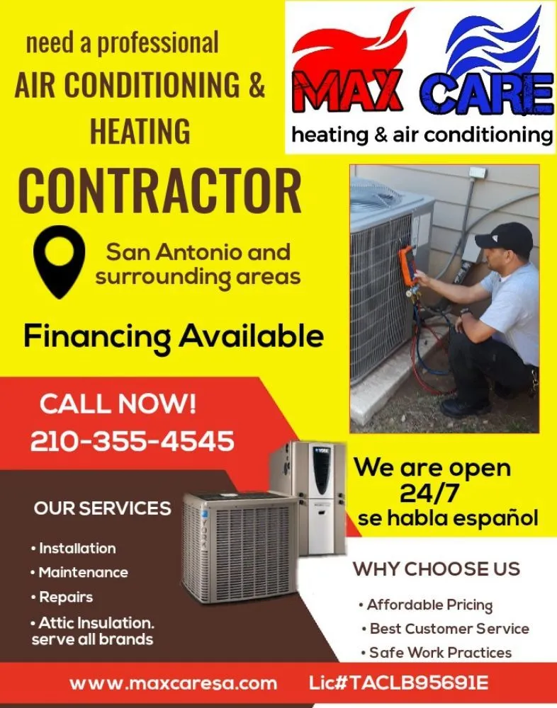 Slide of Max Care Heating & Air Conditioning