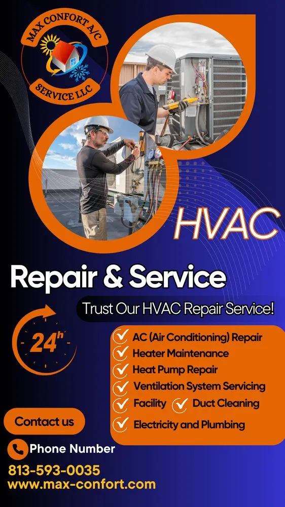 Slide of Max Confort AC Service