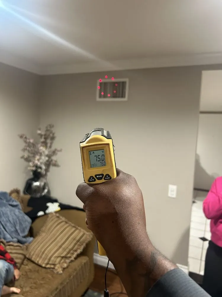 Slide of Max Heating and Air