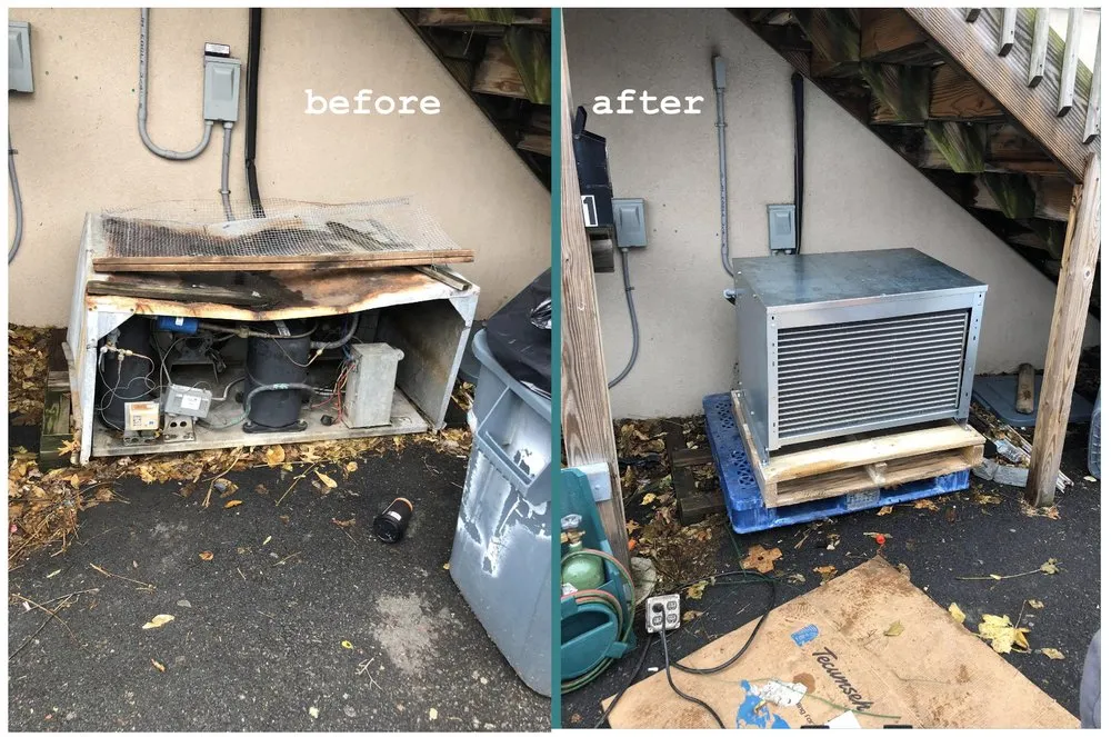 Slide of Maxicool HVAC service