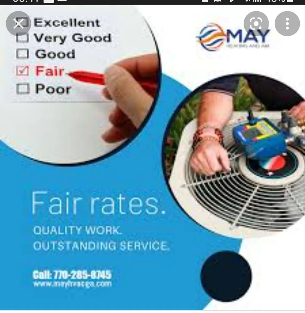 Slide of May Heating & Air