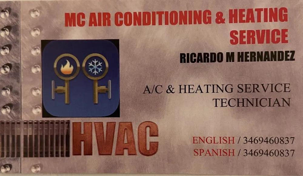 Slide of MC Air Conditioning and Heating Services
