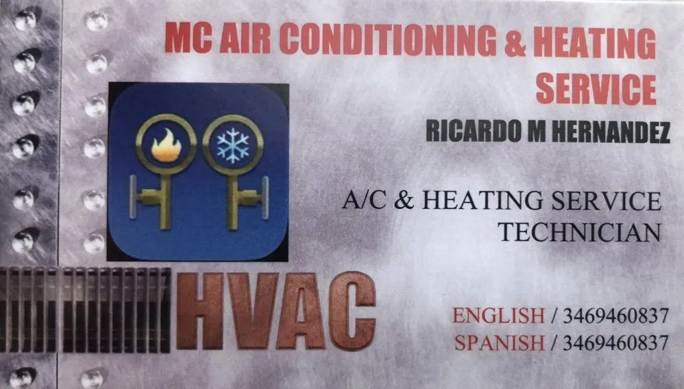 Slide of MC Air Conditioning and Heating Services