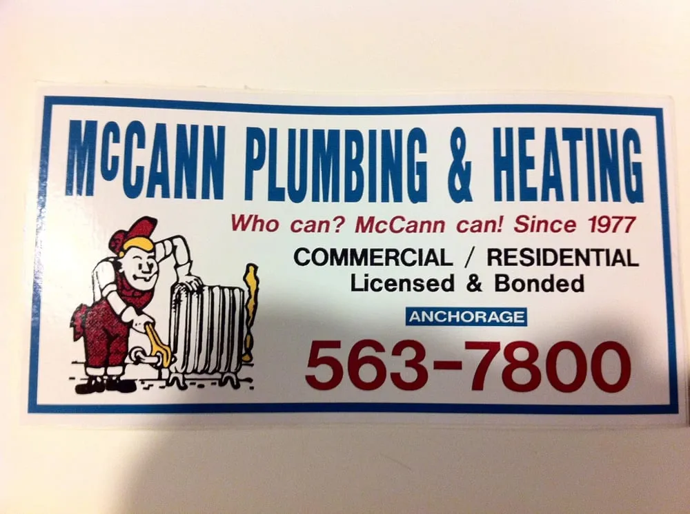 Slide of McCann Plumbing & Heating