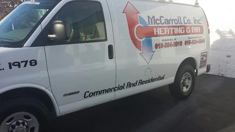 Slide of McCarroll Heating and Air